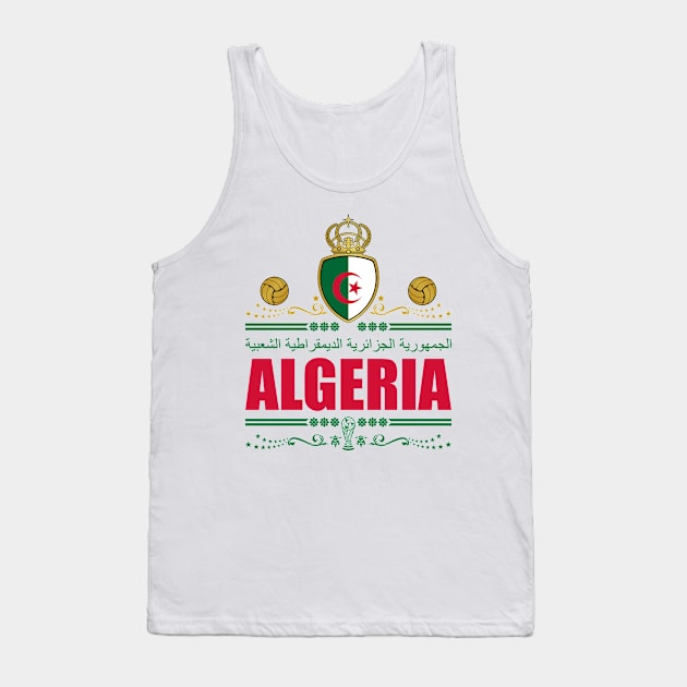 ALGERIA FOOTBALL | ALGERIA SOCCER Tank Top by VISUALUV